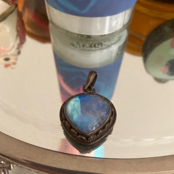 Blue Opal Pendant perfect condition OS - Picture 3 of 3